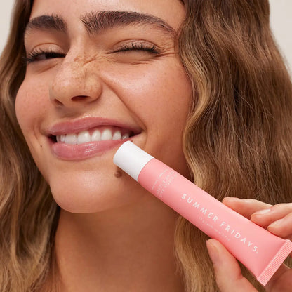 Summer Fridays - Lip Butter Balm - Lip Balm 15g - Pink Sugar effect - Nederland